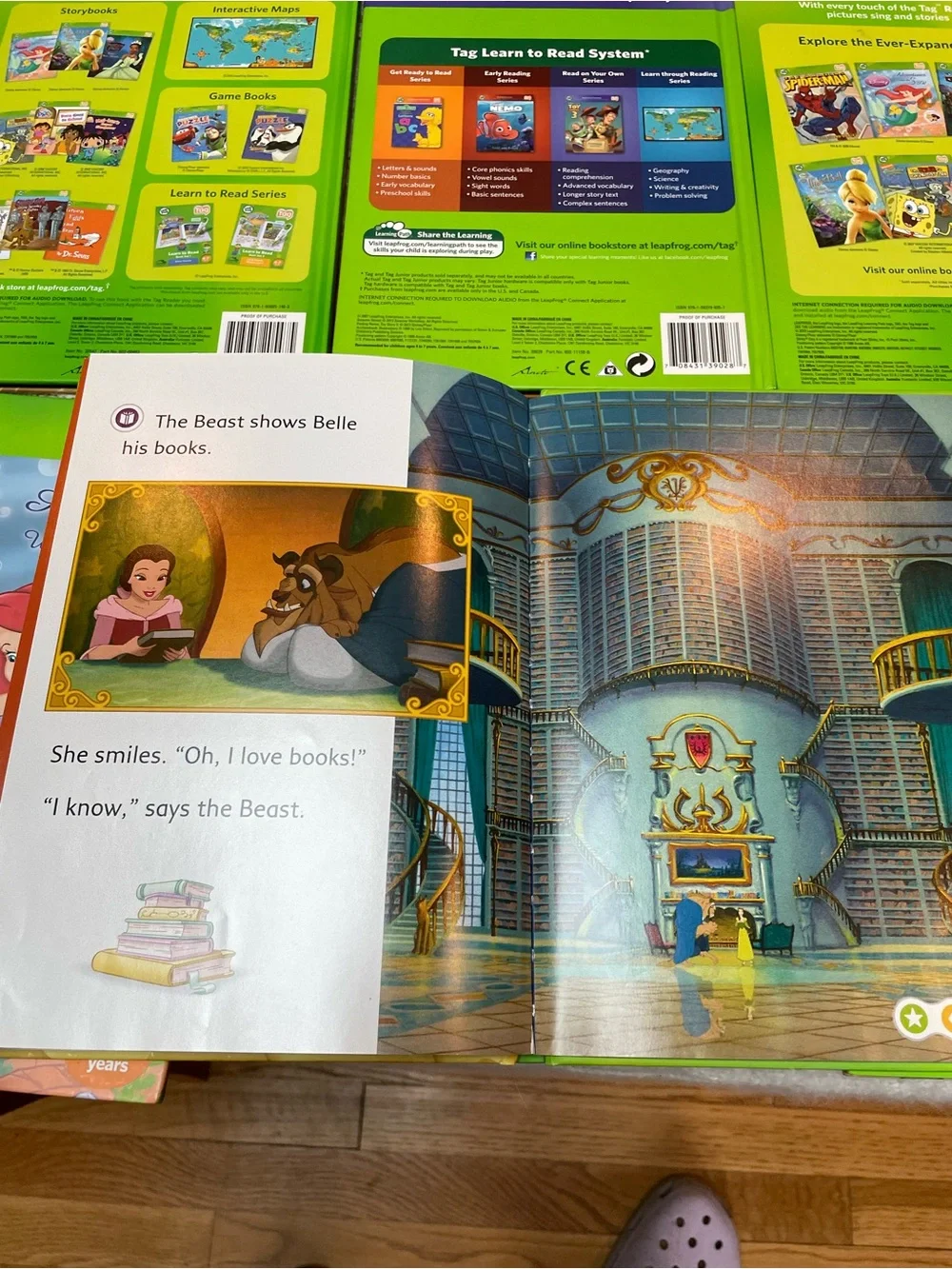 Leapfrog tag reading